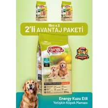 Dog food energy Kuzu Etli Yetişkin Köpek Maması 15 kg - 2 Adet