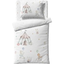 Casadora Baby Circus  Pamuk, Saten Tek Kişilik Çocuk Nevresim Takımı