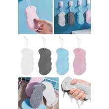 MiraLive 1 Adet Cilt Temizleyici Vucüt Kesesi Ultra Yumuşak Duş Süngeri Karikatür Çocuk Bebek Banyo Süngeri