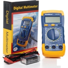 Wellhise A830L Dijital Multimetre Ölçü Aleti