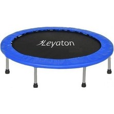 Leyaton 102 cm Deluxe Trampolin 40 inç Katlanamaz Mavi Renkli Eğlenceli Tasarım