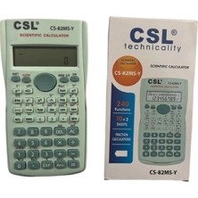  csl cs-82ms-y yeşil fonksiyonel hesap makinesi