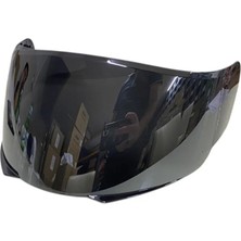 Nero 912 Çene Açılır Kask Camı - Aynalı Gri Vizör Yedek Parça