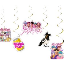 Parti Show Saja Boys K-Pop 6'lı Asma Tavan Süs
