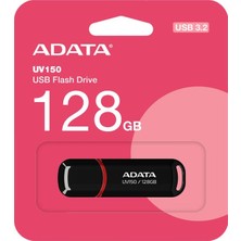 Adata Uv150-128Gb Usb 3.2 Gen1 Black Flash Bellek