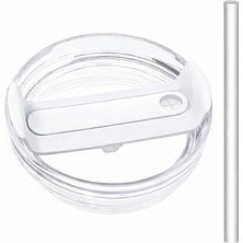 SellHubX Stanley Quencher 40 OZ Termoslar ile Uyumlu Bardak Kapağı ve Plastik Pipet Seti (1 Pipet) – Sızdırmaz, Bpa Free,  40OZ Tumbler Uyumlu