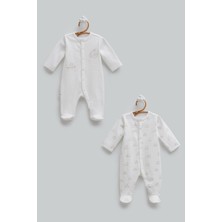 Caramell 0-3 Ay Arası First Car Ikili Tulum - Ekru