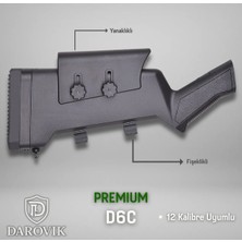 Darovik D6C Premium Boy Dipçik Fişeklik Yanaklı Taktikal (12 Kalibre)