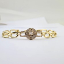 Pigado 14k Kaplama Kararmaz Premium Seri Zincir Çelik Bileklik