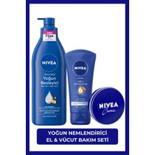 Nivea Creme 30ml, Yoğun Besleyici Vücut Sütü 400ml, Nemlendirici El Bakım Kremi 75ml, Kuru Cilt, Hyaluron