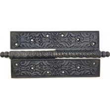 MiraLive Antika Tarz Dekoratif Pirinç Lüks Okka Menteşe - 20CM, Oksit