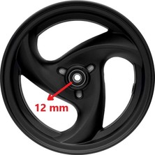 Motobisavm Ön Jant Scooter 10" - Mil Çapı 12 mm