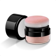 Nacario Xspring Cushion Blush, Loose Powder Blush Air Cushion Blush, Doğal Tek Renk Allık, Doğal Allık Yanaklar Için Mat Yüz Allığı, Yüksek Pigmentli Allık Makyajı Karıştırması Kolay Makyaj Allığı