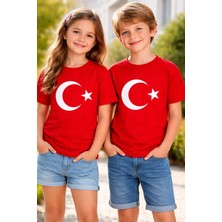 Universal Türk Bayraklı Çocuk Tişört