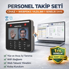 Perkotek YT32 Yüz ve Avuç Içi Damar Tanıma Personel Takip Cihazı + 1 Yıllık Webpdks Yazılım Dahil Wifi Set