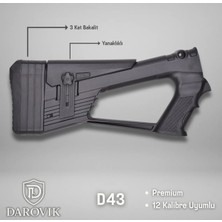 Darovik D43 Yanaklı Taktikal Dipçik 3 Kat Bakalit