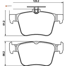 Erp 4 Arka Fren Balatası Q2 (Gab, Gag)-Ateca (Kh7, Khp)-Golf Vıı (5g1, Bq1, Be1, Be2)-Karoq (Nu7, Nd  JZW698451AA/ 5Q0698451C/ 5Q069 Eurorepar 1639369480