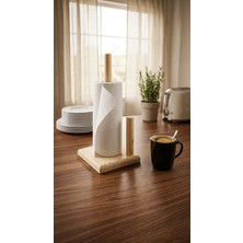 Ahşap Dikey Rulo Havluluk - Havlu Peçete Dispenser