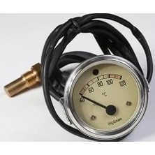 Ölçüsan Hararet Saati Civalı 2 mt (40°C-120°C) (Ikazlı) (52 Mm)