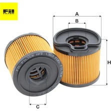 Fil Filter Mazot Filtresi 306-307-406-PARTNER 2.0HDI/DW10TD  1906.A1/ 1906.C5/ E148120/ Pu9 Fıl Fılter MFE1363