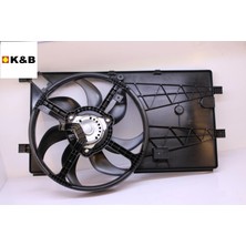 Fan Motoru+Davlumbaz   Bipper-Fiorino 1.3-1.4hdi-Jtd K&b  1616307580/ 1253.R3  Peugeot, Cıtroen, Fıat TMP0325