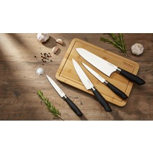Nishev.com Evini Sev Mastercut Premium Şef Bıçak Seti – K3 (Küçük, Orta, Büyük)
