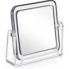 Nacario Lirazon Kare Masa Üstü Çift Taraflı Makyaj Aynası 3x Yakınlaştırma