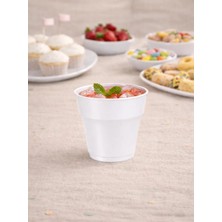 Parti Adresi Kristal Plastik Bardak Meşrubat Bardağı Beyaz 25'li