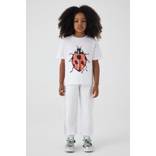 Tyess Bg Store Kız Çocuk Beyaz Tshirt