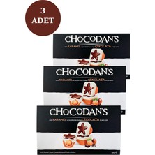 Şölen Chocodans Sütlü Kremalı Bütün Fındıklı Karamelli Sütlü Çikolata 125 gr x 3'lü Fırsat Paketi
