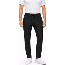 Yazı Erkek Regular Kesim Beli Bağlamalı Büyük Beden Casual Jogger Pantolon 7602
