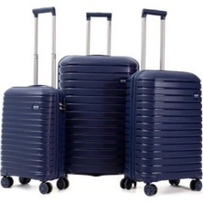 Nishev.com Evini Sev Premium Abs 4 Tekerlekli Kırılmaz Şifreli Bavul Set – Yerli Üretim