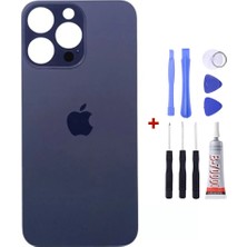 Yedcom Iphone 14 Pro Max Mor Arka Cam Kapak Arka Pil Kapağı
