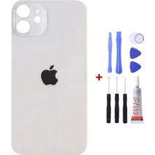 Yedcom Iphone 12 Beyaz Arka Cam Kapak Arka Pil Kapağı
