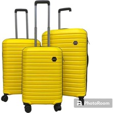 Nishev.com Evini Sev Premium 4 Tekerlekli Kırılmaz Valiz Set – Yerli Tasarım, Ultra Dayanıklı Abs