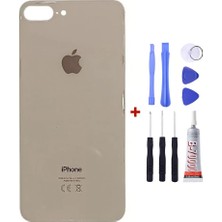 Yedcom Iphone 8 Plus Gold Arka Cam Kapak Arka Pil Kapağı