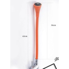 Nacario Esnek Silikon Musluk Başlığı – Kıvrılabilir ve Oynar Başlıklı, Musluk Uzatma Aparatı | Mutfak ve Banyo Bataryaları Için Ayarlanabilir Su Yönlendirici 52 cm Kırmızı