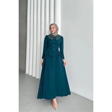Dip Moda Dipmoda Kadın Etekli Bluz Alt Üst Tesettür Takım NMS060