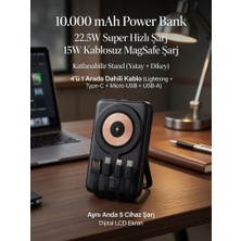 Kalemhane Kablolu ve Kablosuz 10. 000 Mah. Powerbank