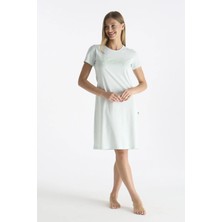 U.s Polo Assn. 20200 Kadın Kısa Kollu Gecelik-Mint