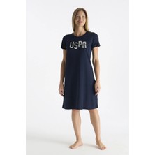 U.s Polo Assn. 20206 Kadın Kısa Kollu Gecelik-Lacivert