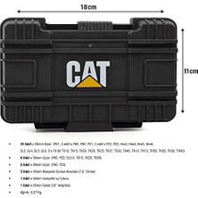 Nacario DA01902 45 Parça Manganez Fosfat Alaşımlı Vidalama Uç Seti