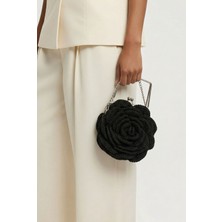 Victoria Shoes Gül Çanta Siyah