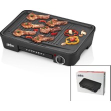 Pileli Store Elektrikli Izgara Ayarlanabilir Termostat Yapışmaz Kolay Temizlenir 2200W SBG-7120 (4887)