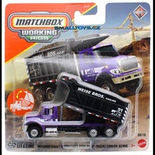 Matchbox  Iş Araçları Serisi JCY27 - Internatıonal Workstar 7500 Dump Truck JCY27 - JBX75