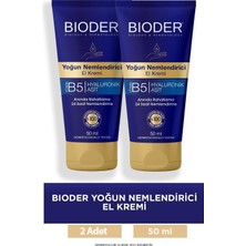 Bioder Yoğun Nemlendiricili El Kremi 50 ml 2 Adet