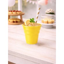 Parti Adresi Plastik Bardak Sarı Renk 25'Li