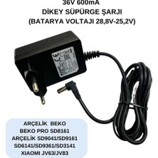 Arçelik 36V 600MA Dikey Süpürge Şarjı Arçelik-Beko-Grundıg-Xıaom