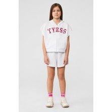 Tyess Bg Store Kız Çocuk Beyaz Yelek