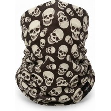 Kiana Kuru Kafa Desenli Çok Amaçlı Bandana Buff – Boyunluk